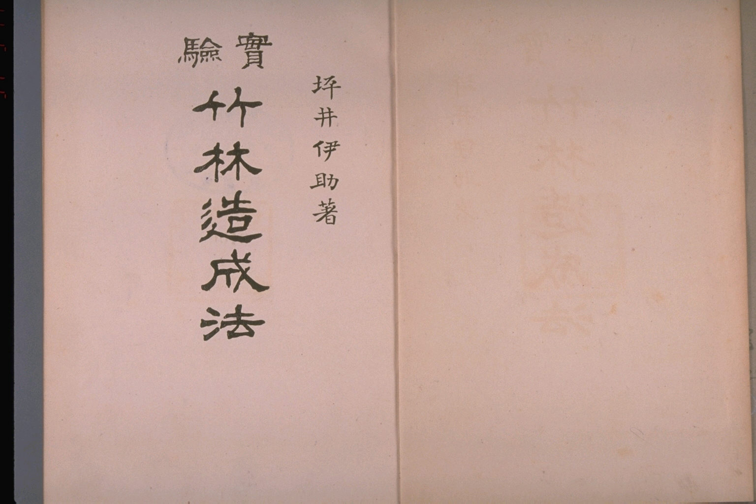 実験竹林造成法