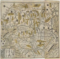 「西国三十三ヶ所巡礼案内絵図」（複製）